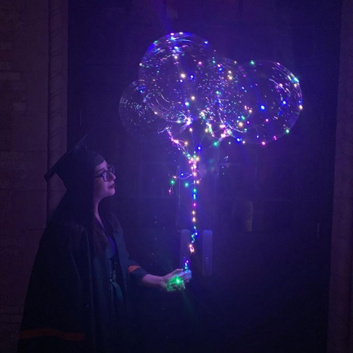 LED Light Up / 4 PCE Bobo Balloons - 4 PCE Led Light