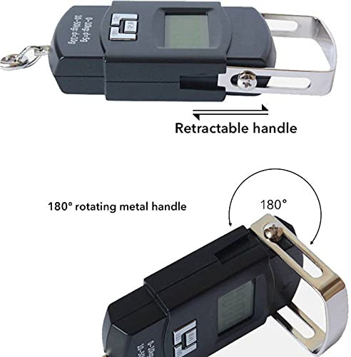 Imported Portable Scale Electronic Digital Hanging Fishing Scale Luggage Bag Pocket Scale Kitchen Scale Digital Weight Weighing Machine Digital Mini Small Scale Weight Machine Mini Pockets Handheld Scales 50kg Maximum