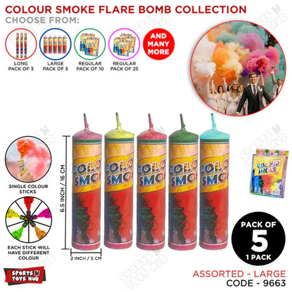 Birthday Sparkling Candles - Pack of 5 (Multi Color) - 15 cms
