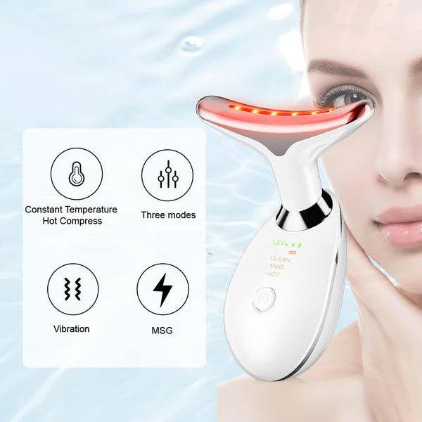 Digital Face & Neck Massager – Skin Tightening, Wrinkle Removal & Relaxation Device