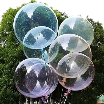 10pc Pvc clear bubble balloon inflatable Bobo balloons wedding birthday party decorations helium balloons