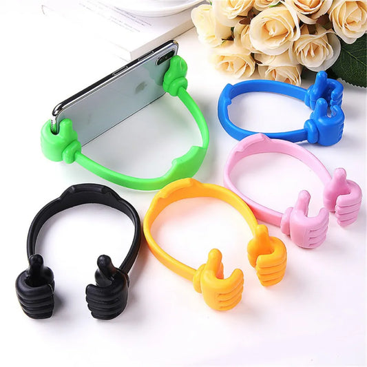Thumb Design Mobile OK Stand Holder Universal For All Mobile Phones and Tablets .