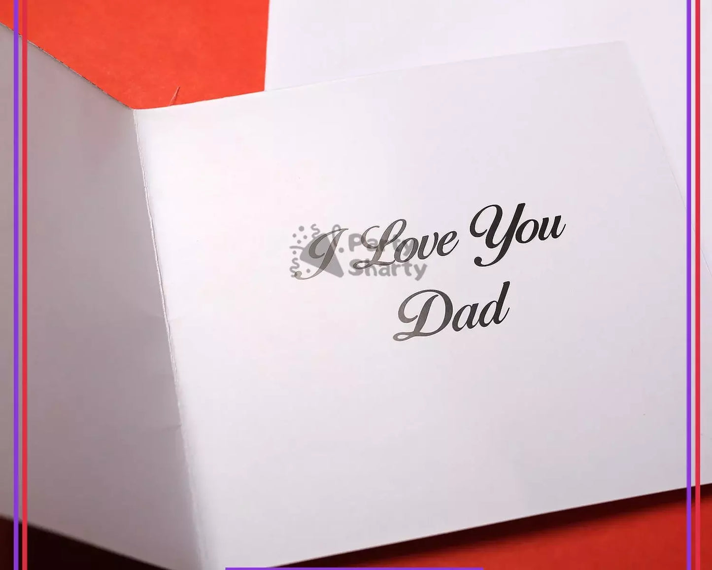 Happy Birthday To My Lovely Daddy Greeting Card,