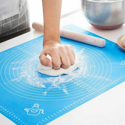 Silicone Rolling Baking Mat Stretchable Non-Stick Fondant for Kitchen,