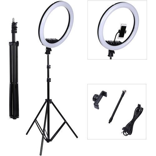 26cm Ring Light With Mobile Holder With 7Feet Tripod Stand in Different Mode Light