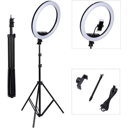 26cm Ring Light With Mobile Holder With 7Feet Tripod Stand in Different Mode Light