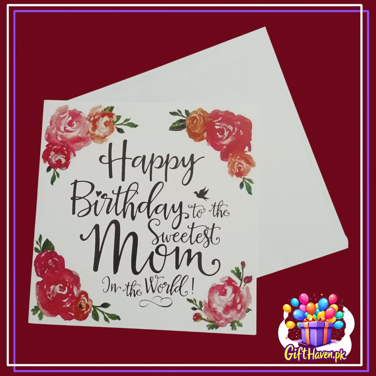Happy Birthday To The World's Best Mum Greeting Card