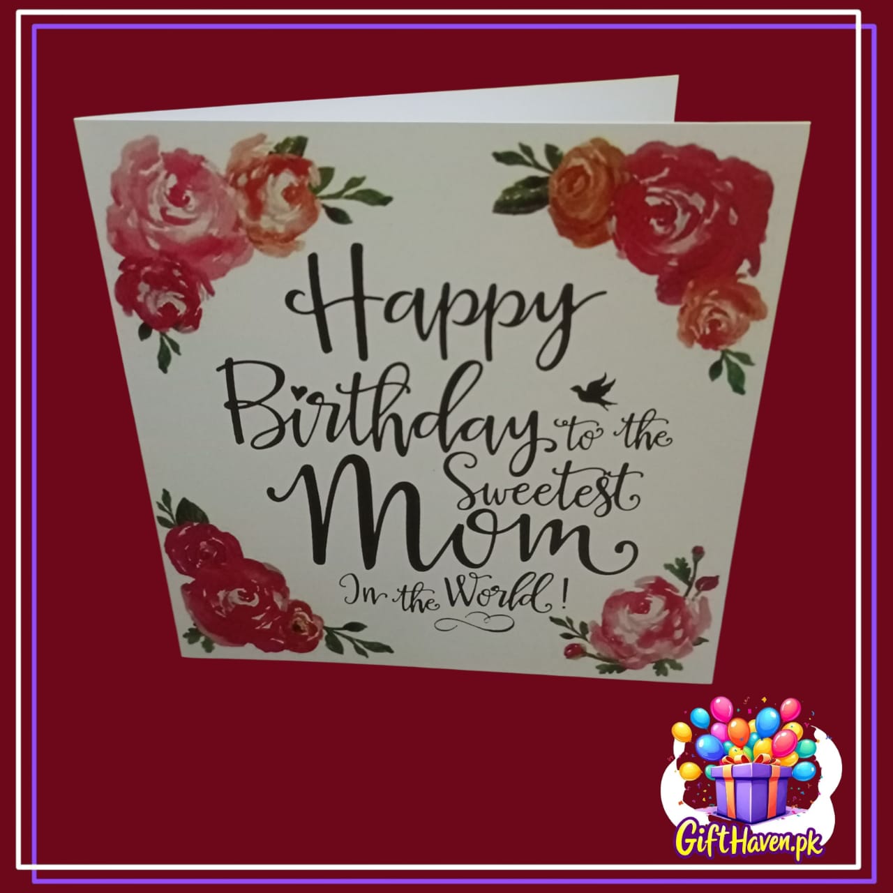 Happy Birthday To The World's Best Mum Greeting Card