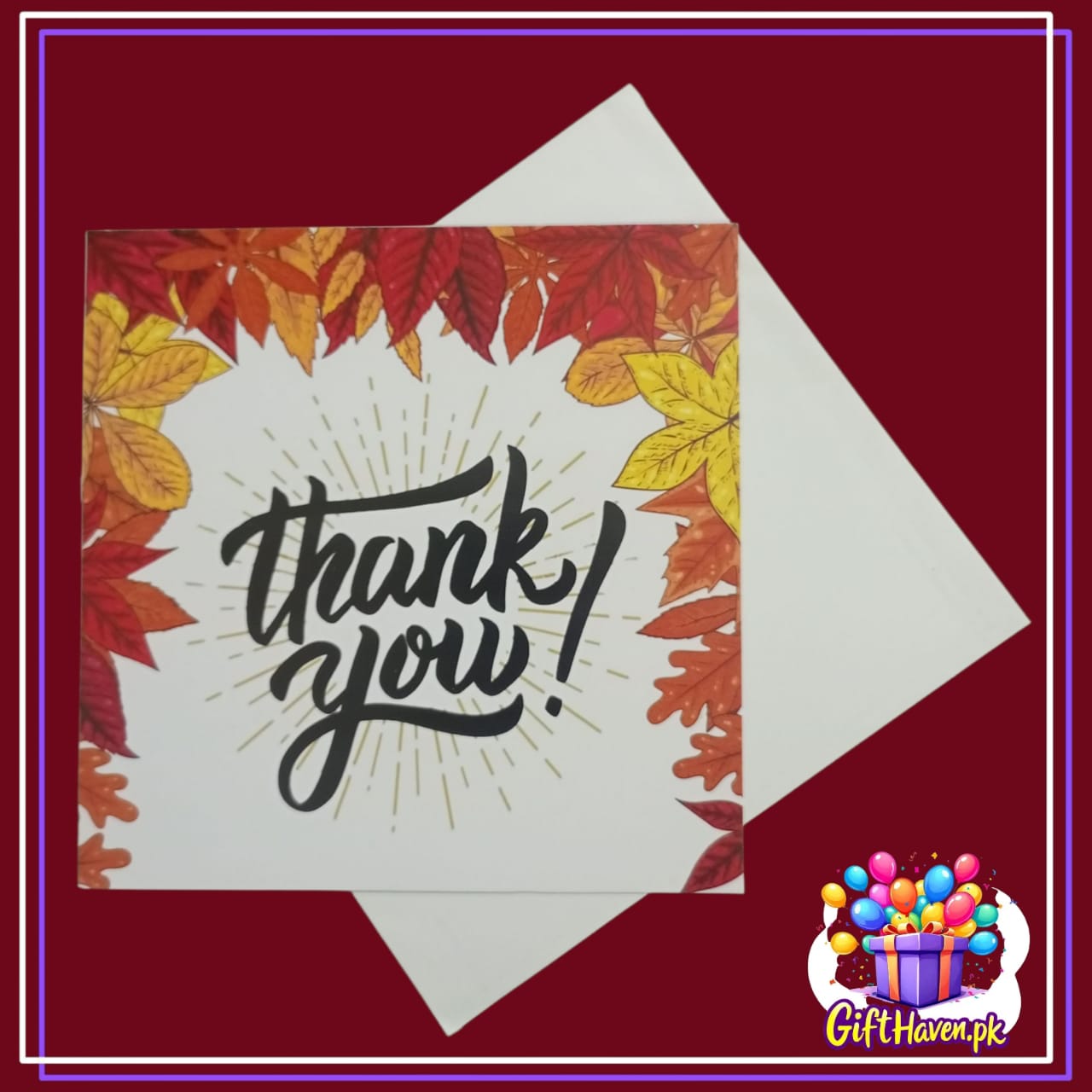 Thank You Simple Design Greeting Card