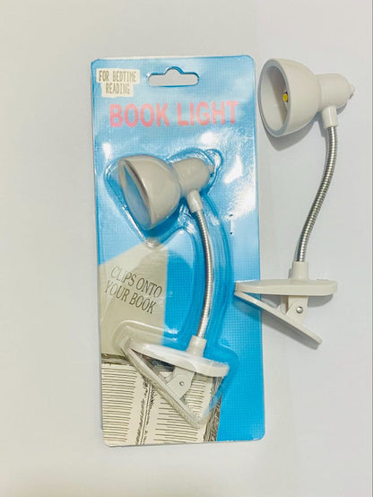 1Pc Mini LED Clamp Reading Lamp Night Lights Read Bedside For Bedroom Study Clip Design Home Portable Book Clip Lamp