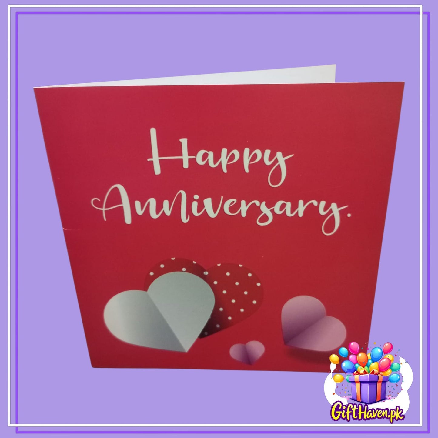 Home Happy Anniversary Red & Pink Heart Design Greeting Card Happy Anniversary Red & Pink Heart Design Greeting Card