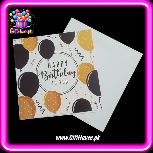 Happy Birthday Greeting Card