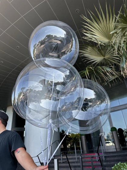 10pc Pvc clear bubble balloon inflatable Bobo balloons wedding birthday party decorations helium balloons
