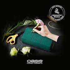 Oasis Floral Foam Block for Flower Arranging and Plant Decoration 1PCS