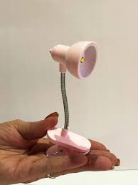 1Pc Mini LED Clamp Reading Lamp Night Lights Read Bedside For Bedroom Study Clip Design Home Portable Book Clip Lamp