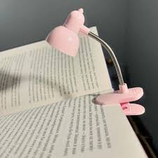 1Pc Mini LED Clamp Reading Lamp Night Lights Read Bedside For Bedroom Study Clip Design Home Portable Book Clip Lamp