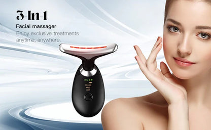 Digital Face & Neck Massager – Skin Tightening, Wrinkle Removal & Relaxation Device