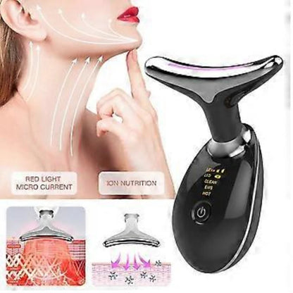 Digital Face & Neck Massager – Skin Tightening, Wrinkle Removal & Relaxation Device
