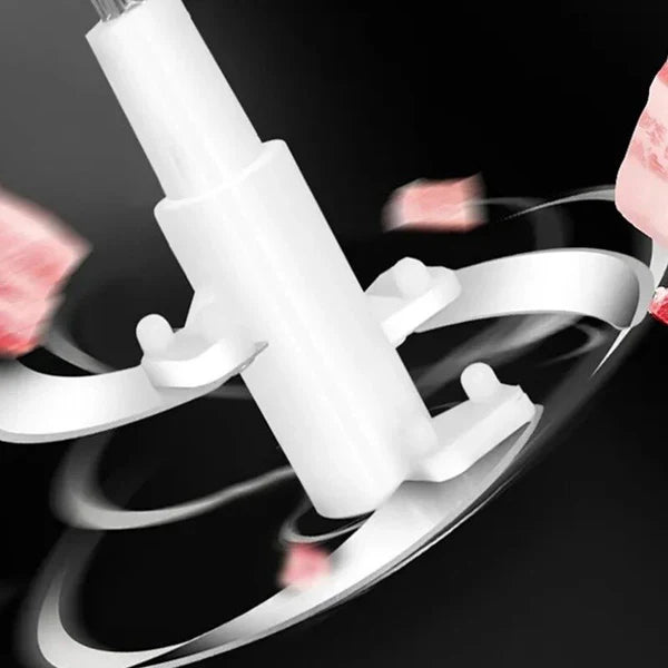 2liters / Chopper Double Blade Hand Push Chopper, Meat mincer,Fruits and Vegetable grinder / 2liters